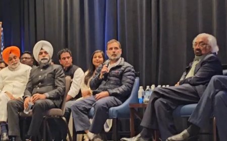 Rahul Gandhi News:चुनाव आयोग ने समझौता कर लिया... राहुल गांधी का अमेरिका में बड़ा हमला