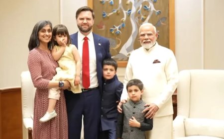 JD Vance:अमेरिकी उपराष्ट्रपति जेडी वेंस मिले PM मोदी से, होने वाली है बड़ी बैठक