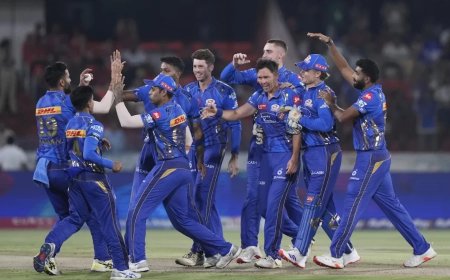 SRH vs MI:मुंबई ने लगाया जीत का चौका, हैदराबाद को सात विकेट से हराया, रोहित का बल्ला चला
