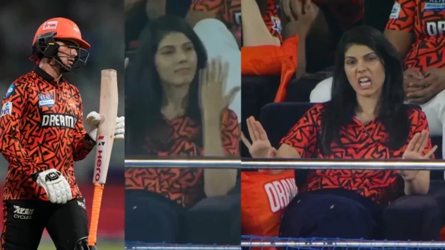SRH vs GT:'मत खेलो 300 रन के लिए', अभिषेक के आउट होते ही झल्ला उठीं काव्या, गुस्से पर नहीं रहा काबू
