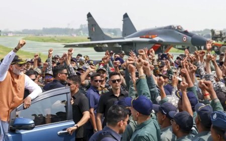 PM Modi Bikaner Visit:नाल एयरबेस पर एयरफोर्स के जवानों से मिलेंगे PM मोदी और करणी माता मंदिर में दर्शन भी करेंगे