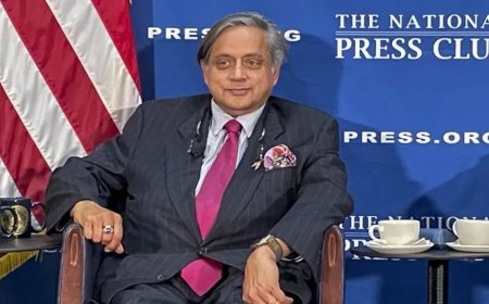 Shashi Tharoor:'भारत को किसी तीसरे पक्ष की जरूरत नहीं'- राहुल गांधी के बयान पर बोले शशि थरूर