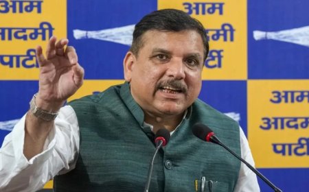 AAP MP Sanjay Singh:AAP पार्टी कांग्रेस के साथ जाएगी, या बनाएगी तीसरा मोर्चा- क्या बोले संजय सिंह