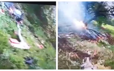 Helicopter Crash:गौरीकुंड के पास केदारनाथ जा रहा हेलिकॉप्टर क्रैश, पायलट समेत 7 की मौत