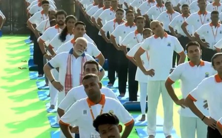 International Yoga Day:'योग ने पूरे विश्व को जोड़ा', पीएम मोदी का अंतरराष्ट्रीय योग दिवस के मौके पर संबोधन