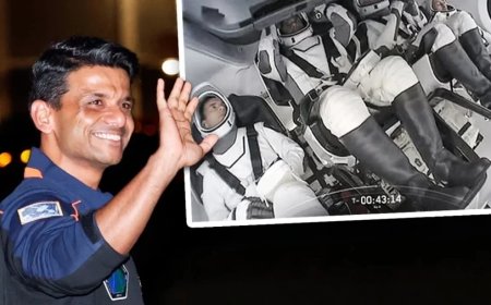 Axiom 4 Mission:मेरे कंधों पर मेरा तिरंगा... अंतरिक्ष गए शुभांशु शुक्ला का पहला मैसेज