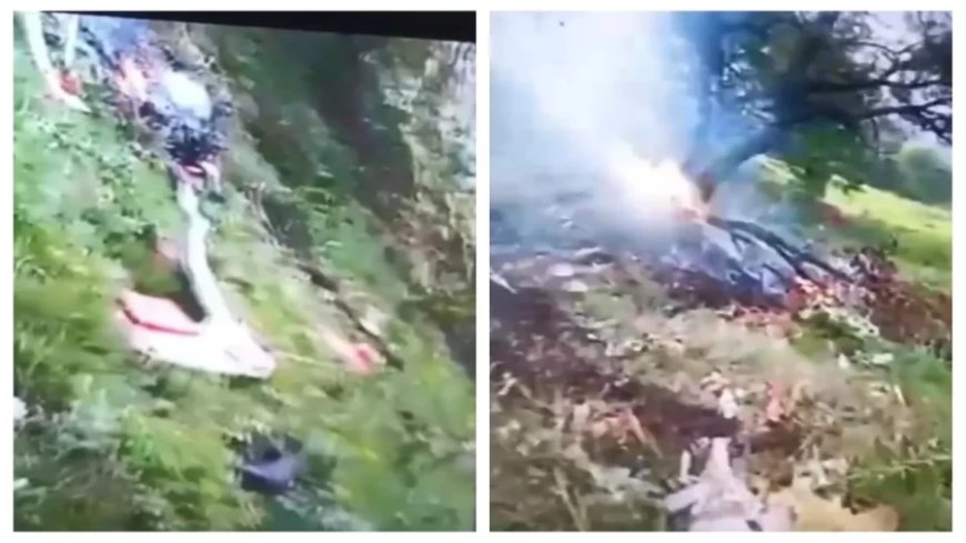 Helicopter Crash:गौरीकुंड के पास केदारनाथ जा रहा हेलिकॉप्टर क्रैश, पायलट समेत 7 की मौत