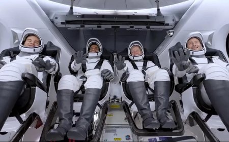 Axiom-4 Mission:अंतरिक्ष से घरती पर लौटे शुभांशु शुक्ला, हुआ स्प्लैशडाउन; स्पेस में बिताए 18 दिन