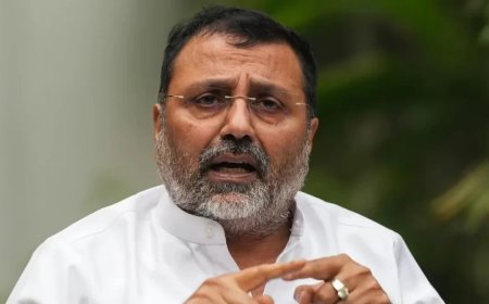 Nishikant Dubey:दुबे को मराठी सांसदों ने घेरा, संसद की लॉबी तक पहुंचा हिंदी Vs मराठी विवाद