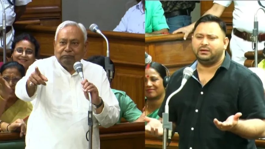 Bihar Vidhan Sabha:बिहार विधानसभा में नीतीश और तेजस्वी में नोकझोंक, CM बोले- पटना में कोई शाम को निकलता था..