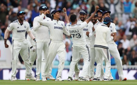 IND vs ENG:टीम इंडिया ने मचाई तबाही, ओवल टेस्ट में इंग्लैंड को चटाई धूल; सीरीज हो गई बराबर