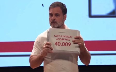 Rahul Gandhi:वोटर लिस्ट में मकान संख्या 0 और पिता का नाम hhgassjk मिला- राहुल गांधी ने जारी किए ‘धांधली के सबूत’