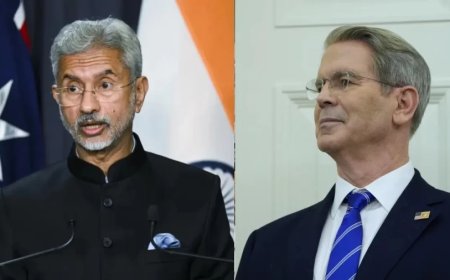 India-US Tariff War:जयशंकर के तीखे जवाब से US दंग, ट्रंप के वित्त मंत्री बोले- 'भारत दुनिया का बड़ा लोकतंत्र, अंत में हम हो लेंगे साथ'