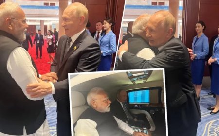 SCO Summit 2025:गले मिले, कार में साथ बैठे और.. मोदी-पुतिन को देख बढ़ेगी ट्रंप की टेंशन