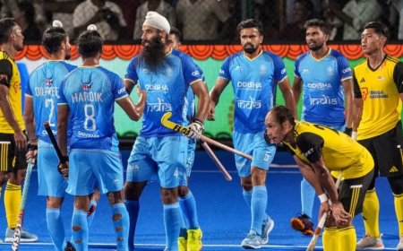 Hockey Asia Cup:टीम इंडिया ने मलेशिया को रौंदा, पहले मिनट में गोल खाने के बाद की वापसी