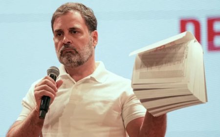 Rahul Gandhi PC:वोट चोरी को लेकर राहुल फोड़ेंगे हाइड्रोजन बम? आज प्रेस कॉन्फेंस