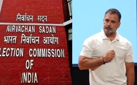 Rahul Gandhi News:चुनाव आयोग ने किया राहुल गांधी के आरोपों पर पलटवार, कहा- 'झूठा और बेबुनियाद...'