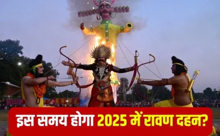 Vijayadashami 2025:2 अक्टूबर को कब होगा रावण दहन? यहां जान लें विजयादशमी का शुभ मुहूर्त