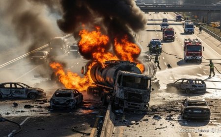 Jaipur:जयपुर-अजमेर हाईवे पर LPG सिलेंडर से भरे ट्रक में भीषण आग, एक घंटे से धमाके जारी, ड्राइवर-खलासी लापता