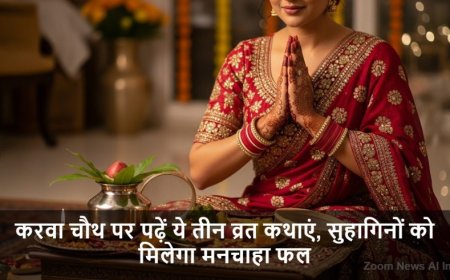 Karva Chauth Vrat Katha:करवा चौथ पर पढ़ें ये तीन व्रत कथाएं, सुहागिनों को मिलेगा मनचाहा फल