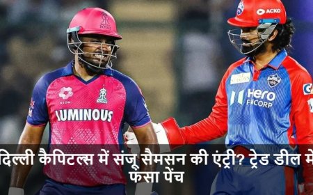 Sanju Samson News:दिल्ली कैपिटल्स में संजू सैमसन की एंट्री? ट्रेड डील में फंसा पेंच