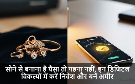 Digital Gold Investment:सोने से बनाना है पैसा तो गहना नहीं, इन डिजिटल विकल्पों में करें निवेश और बनें अमीर