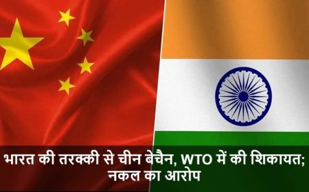 World Trade Organization:भारत की तरक्की से चीन बेचैन, अब लगा रहा है नकल का आरोप; ये है मामला
