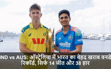 IND vs AUS:ऑस्ट्रेलिया में भारत का बेहद खराब वनडे रिकॉर्ड, सिर्फ 14 जीत और 38 हार