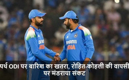 IND vs AUS:पर्थ ODI पर बारिश का खतरा, रोहित-कोहली की वापसी पर मंडराया संकट