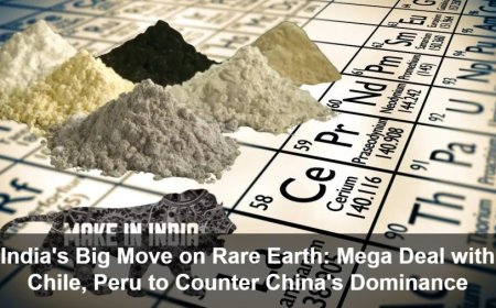 Rare Earth Minerals:चीन को झटका: रेयर अर्थ पर भारत का बड़ा दांव, चिली और पेरू से होगी मेगा डील!
