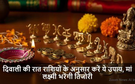 Diwali 2025:दिवाली की रात राशियों के अनुसार करें ये उपाय, मां लक्ष्मी भरेंगी तिजोरी