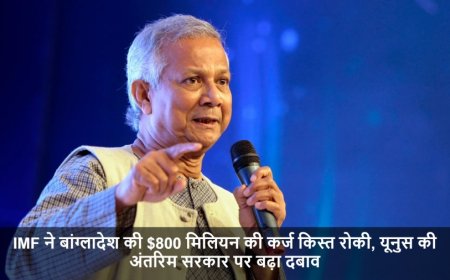 Bangladesh IMF Loan:IMF ने बांग्लादेश की $800 मिलियन की कर्ज किस्त रोकी, यूनुस की अंतरिम सरकार पर बढ़ा दबाव