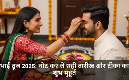 Bhai Dooj 2025:भाई दूज 2025- नोट कर लें सही तारीख और टीका का शुभ मुहूर्त