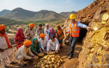 Banswara Gold Mine:राजस्थान में Gold Rush! बांसवाड़ा में तीसरी सोने की खान मिली, 222 टन भंडार का अनुमान