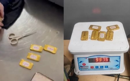 Gold Smuggling:दिल्ली IGI एयरपोर्ट पर सोने की तस्करी का भंडाफोड़: महिला यात्री अंतर्वस्त्रों में छिपाकर ले जा रही थी 1 किलो सोना