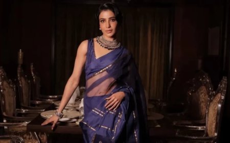 Samantha Ruth Prabhu:पर्पल साड़ी में सामंथा रुथ प्रभु ने बिखेरा जलवा, ‘चौदहवीं के चांद’ की तरह दिखीं एक्ट्रेस!