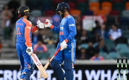IND vs AUS:कैनबरा में बारिश ने धोया पहला टी-20, गिल और सूर्या की तूफानी पारी बेकार