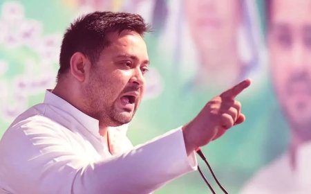 Bihar Elections:तेजस्वी यादव का 'जंगलराज' पर नया दांव, विरोधियों को दिया कड़ा संदेश