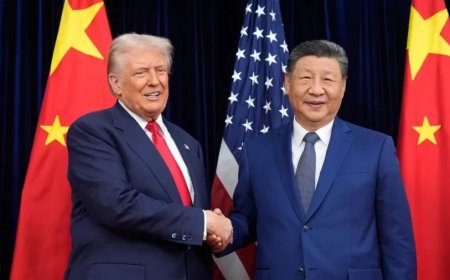 US-China Trade Deal:टैरिफ वॉर के बीच बुसान में ट्रंप और शी की मुलाकात, ट्रंप ने जिनपिंग को बताया 'कठोर वार्ताकार'