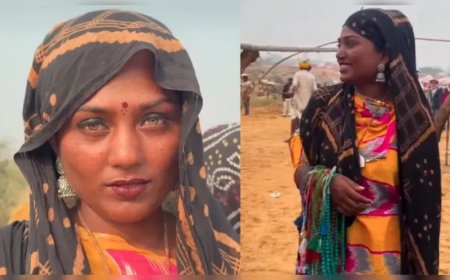 Pushkar Mela 2025:पुष्कर मेले की नई 'मोनालिसा' सुमन कालबेलिया: नागिन जैसी आंखों ने जीता दिल, सोशल मीडिया पर धूम