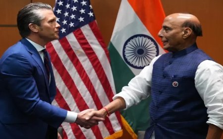 India-US Defense Deal:भारत-अमेरिका रक्षा समझौता: राजनाथ सिंह बोले- 'शुरू हुआ नया अध्याय'