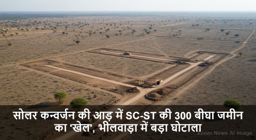 Bhilwara Land Scam:सोलर कन्वर्जन की आड़ में SC-ST की 300 बीघा जमीन का 'खेल', भीलवाड़ा में बड़ा घोटाला