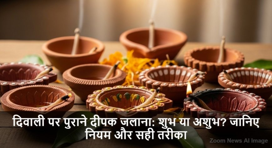 Diwali 2025:दिवाली पर पुराने दीपक जलाना: शुभ या अशुभ? जानिए नियम और सही तरीका
