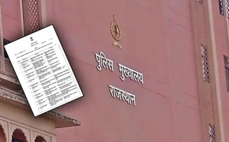 RPS Transfer List:राजस्थान में 180 DSP, CO और ACP का तबादला: पुलिस मुख्यालय से जारी हुई सूची