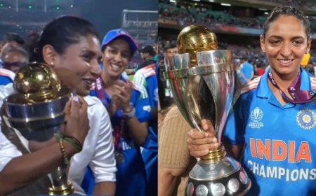 INDw vs SAw:महिला वर्ल्ड कप 2025: भारत बना चैंपियन, मिताली राज भावुक, हरमनप्रीत का अनोखा जश्न