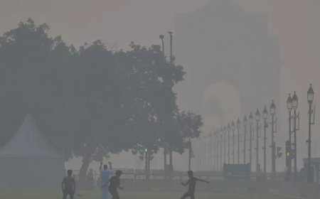 Delhi AQI:दिल्ली की हवा जहरीली: सोमवार को AQI 'बहुत खराब' श्रेणी में, मंगलवार को 'गंभीर' होने की आशंका