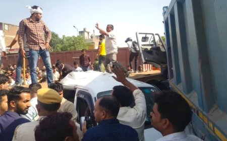 Jaipur:जयपुर में भीषण सड़क हादसा: बेकाबू डंपर ने 17 गाड़ियों को कुचला, 11 की मौत, कई घायल