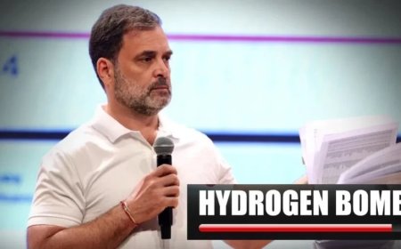 Haryana Elections:राहुल गांधी का बड़ा दावा: हरियाणा में 25 लाख वोटों की चोरी, कांग्रेस 8 सीटों पर 22 हजार वोटों से हारी