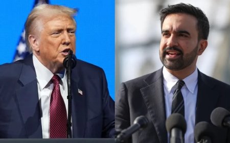 Trump vs Mamdani:ट्रंप ने न्यूयॉर्क के मेयर ममदानी को दी चेतावनी: 'वॉशिंगटन का सम्मान करें, वरना नहीं मिलेगी कामयाबी'