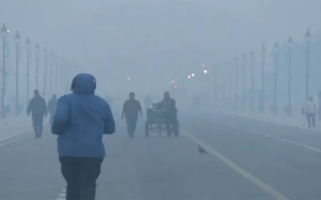 Delhi AQI Index:दिल्ली की हवा हुई 'जहरीली', AQI 400 के पार, शहर 'रेड जोन' में